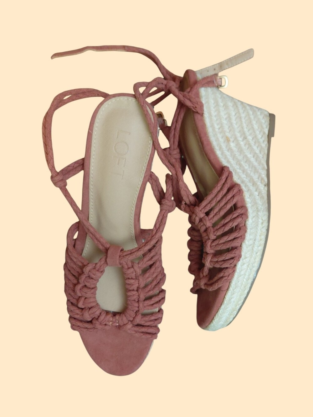 Loft Braided Rope Espradille Wedge
